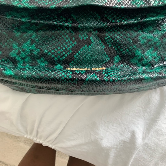 Michael Kors Emerald Snakeskin Clutch - Picture 2 of 14